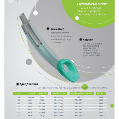 LMA mask / laryngeal tube airway size 4