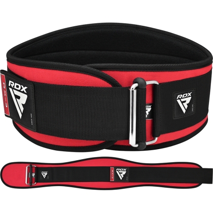 RDX X3 Red Weight Lifting Neoprene Gym Belt Large