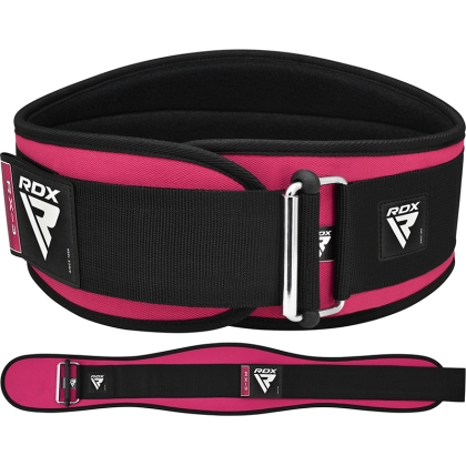 RDX X3 Pink Weight Lifting Neoprene Gym Belt Medium