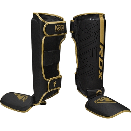 RDX F6 KARA MMA Shin Instep Guards-Golden-S