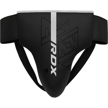 RDX F6 KARA Groin Guard Black White-S