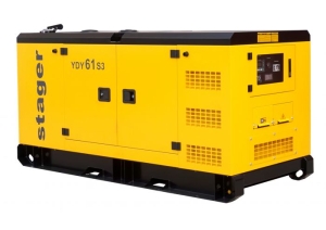 Stager YDY61S3 Three-phase diesel soundproof generator 49 kW, 79A, 1500rpm