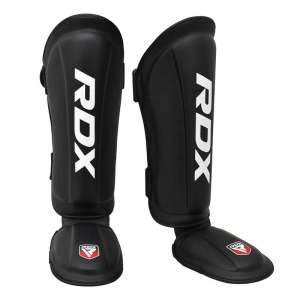 RDX T1 Extra Large Black Leather X Shin Instep Guards