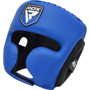 RDX APEX Boxing Head Gear With Cheek Protector Blue Medium