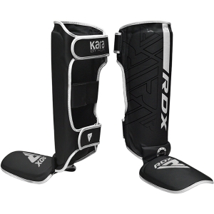 RDX F6 KARA MMA Shin Instep Guards-White-XL