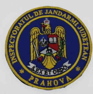 EMBROIDERED SCAI EMBLEM PRAHOVA COUNTY GENDARMI INSPECTORATE