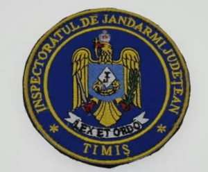 TIMIS COUNTY GENDARMI INSPECTOR EMBROIDERED SCAI EMBLEM