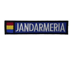 RECTANGULAR GENDARMERIA BADGE WITH THE TRICOLOR