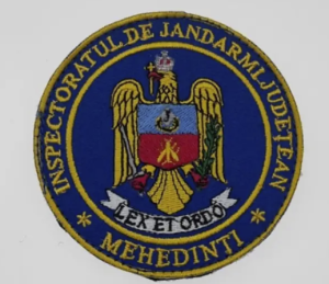 MEHEDINTI COUNTY GENDARMI INSPECTOR EMBROIDERED SCAI EMBLEM