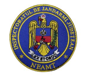 EMBROIDERED ROUND EMBROIDERED COUNTY GENDARMI INSPECTORATE NEAMT